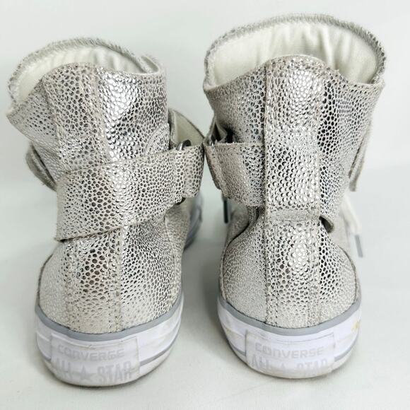 Converse Chuck Taylor All Star Brea High Top Sneakers Silver Size 7 - Picture 9 of 11